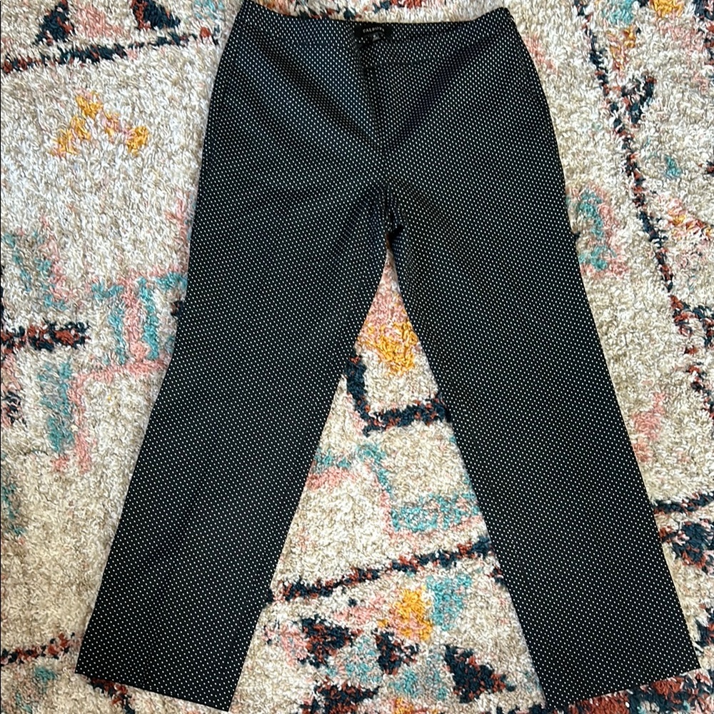 Talbot's Black Polka Dot Pants